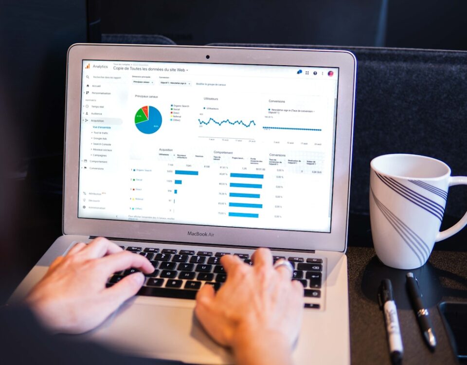 Otimização de Sites na era da Inteligência Artificial acessando relatório da otimização de sites